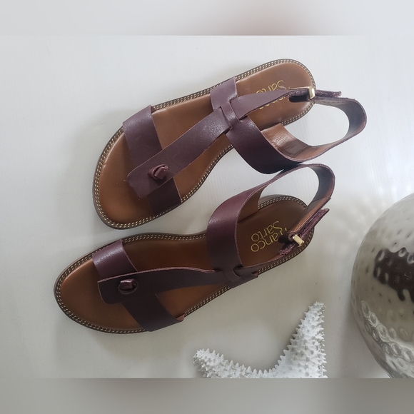 #8-Franco Sarto leather sandles sz 7 - Picture 6 of 8